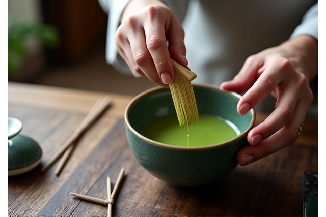 厳かな茶道